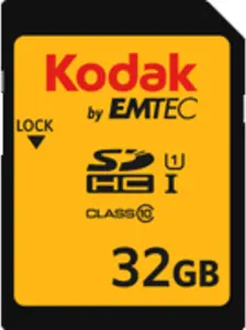 Kodak EKMSD32GHC10K SDHC UHS-I Memory Card 32 GB Class 10 V10