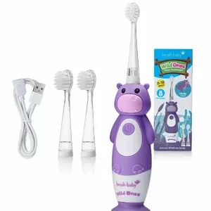 Electric Toothbrush Brush-Baby BRB236 Child Pink Purple White