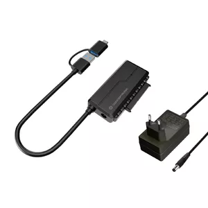Conceptronic ABBY21B USB 3.0 SATA Adapter with Power Adapter 2.5"/3.5" HDD/SSD
