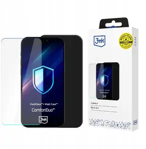 Protective phone case 3MK ComfortDuo Matt Black for Xiaomi Redmi Note 14 4G slim fit durable design
