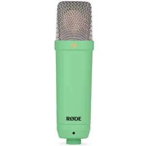 Studijas kondensatora mikrofons RØDE NT1 Signature Green — kardioīds, 20–20000 Hz, XLR, maksimālais SPL 142 dB