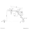 Настольный мониторный кронштейн Neomounts DS75-450BL2 Photo 20