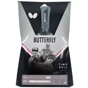 Galda tenisa rakete Butterfly Timo Boll Titanium, 5 slāņu koksne, sūklis 2,0 mm