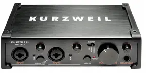 USB Audio Interface Kurzweil UNiTE-2 — 24-bit / 192 kHz, USB connectivity