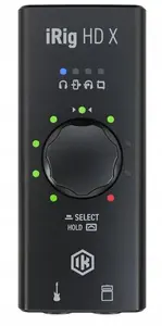 Audio interface ik multimedia iRig HD X 24-bit 96 kHz USB — high-resolution instrument/line input