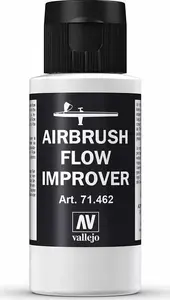 Hobby paint medium VALLEJO 71.462 Airbrush Flow Improver, 60 ml, plastic bottle, white