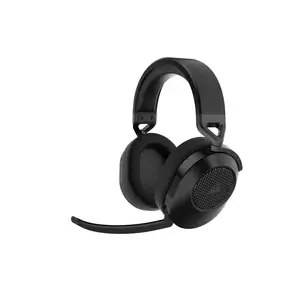 Gaming headset CORSAIR HS65 Wireless Carbon — over-ear, wireless, detachable microphone (slightly damaged packaging)