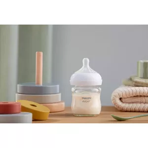 Philips AVENT Natural Response SCY930/01 stikla bērnu pudele ar krūts līdzīgu barošanu