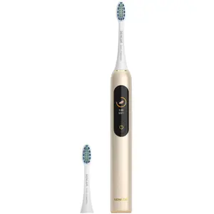 Electric toothbrush SENCOR SOC5011GD — sonic, up to 38,000 moves/min, 4 modes, USB-C, IPX7, 30-day battery, 2 heads included