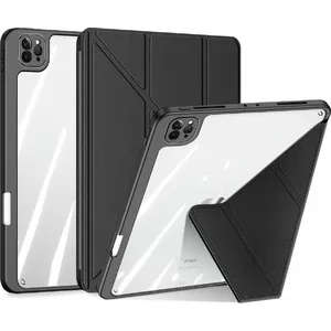 Tablet Case Dux Ducis Magi for iPad Pro 11" (2018/2020/2021) and iPad Air 4 — Smart Cover with Stand and Apple Pencil Storage, Black