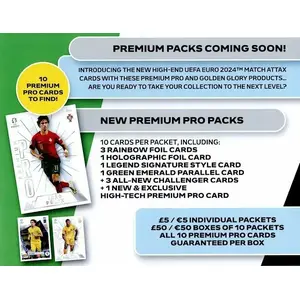 Collectible sticker & card pack Topps MATCH ATTAX EUROS UPDATE PREMIUM PRO PACKETS