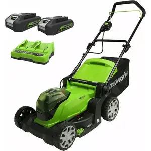 Газонокосилка Greenworks G24X2LM41K2x 41см