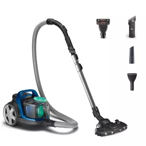 Tvertnes putekļsūcējs Philips 5000 series FC9557/09 — bez maisa, 1.5 l, 900 W, HEPA13, darbības rādiuss 9 m