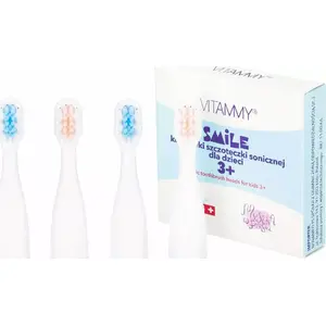Replacement brush heads VITAMMY for VITAMMY SMILE MiniMini+ — 4 pcs, sonic toothbrush heads for children 3+