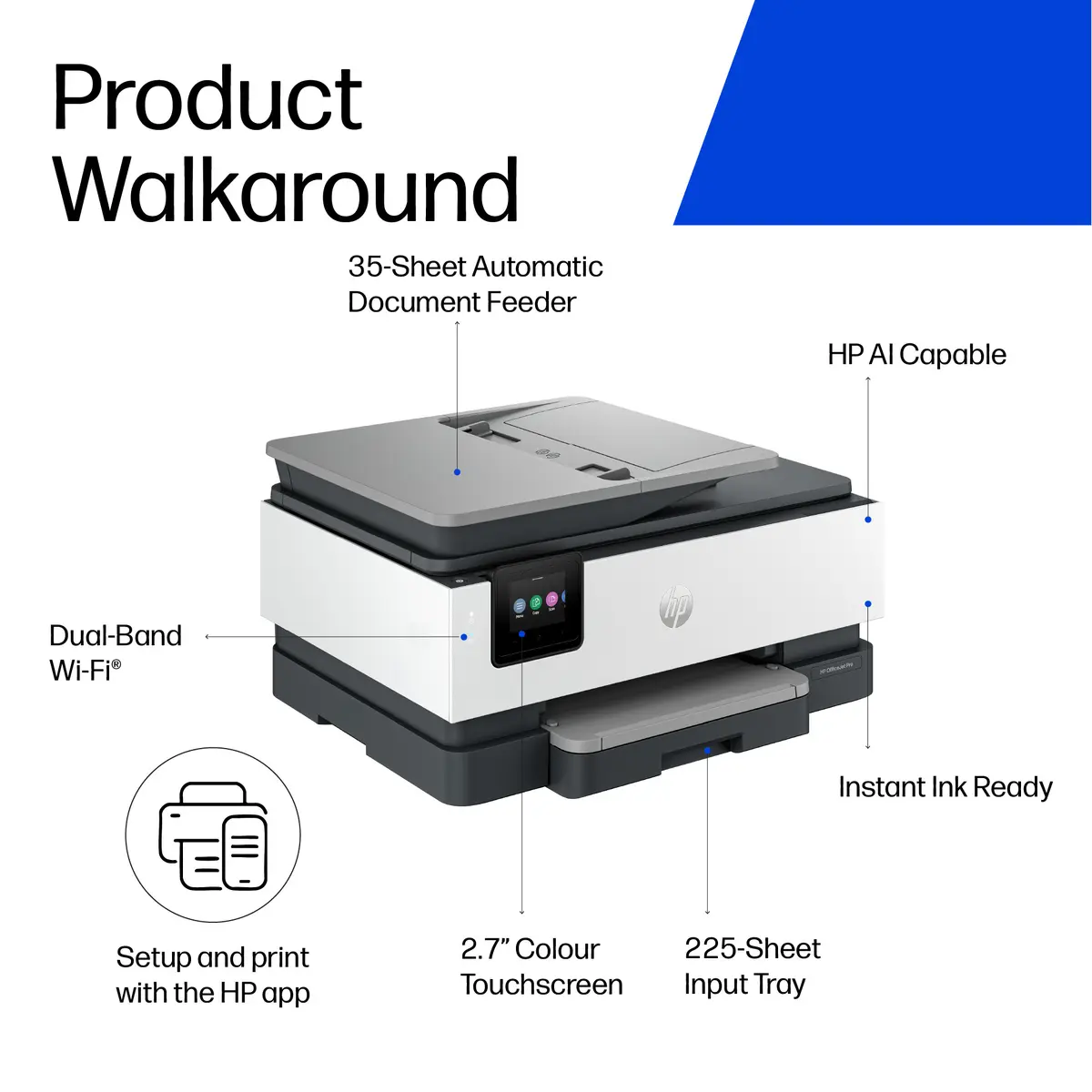 HP OfficeJet Pro 8124e Wireless All-in-One Printer Photo 6