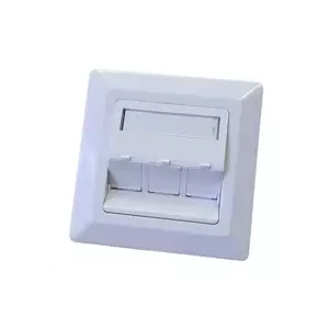 Wall Socket Lexi-NET LE306-3 Universal 3-Port 80×80