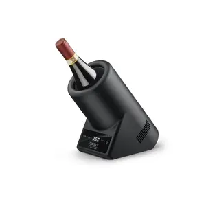 Wine cooler Caso VinoCase Black 615 — compact refrigerated wine storage, freestanding