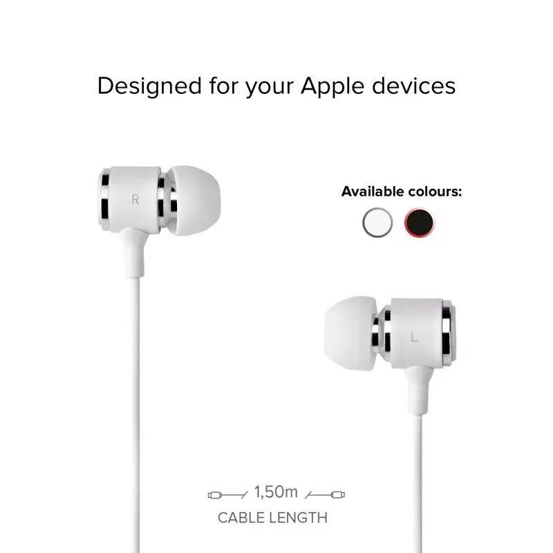 Austiņas SBS In-ear stereo headset ar Lightning savienotāju Photo 4