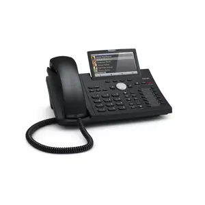 IP телефон Snom D375 черный 12 линий TFT проводная трубка