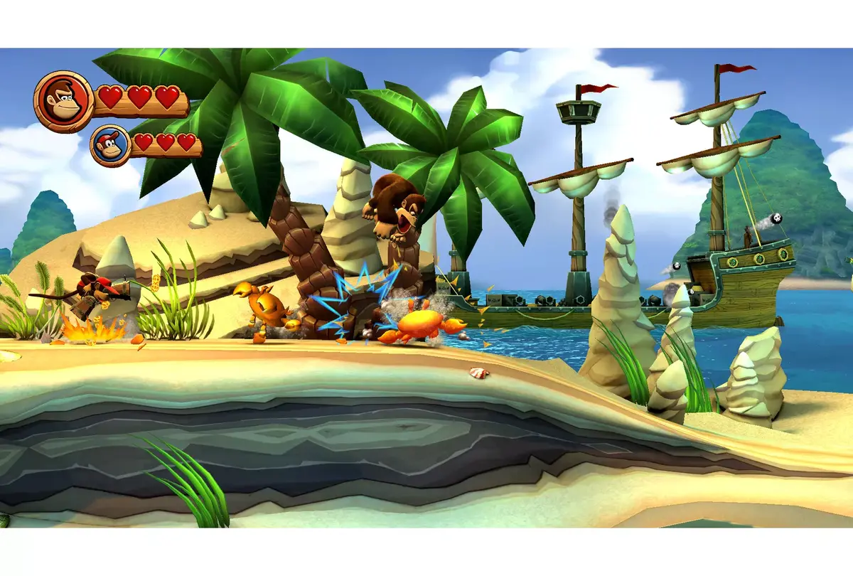 Видеоигра Nintendo Donkey Kong Country Returns HD Photo 3