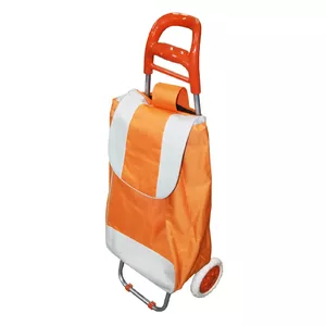 BESK luggage trolley model 9066201 — compact hand-pushed bag cart for transporting suitcases and parcels