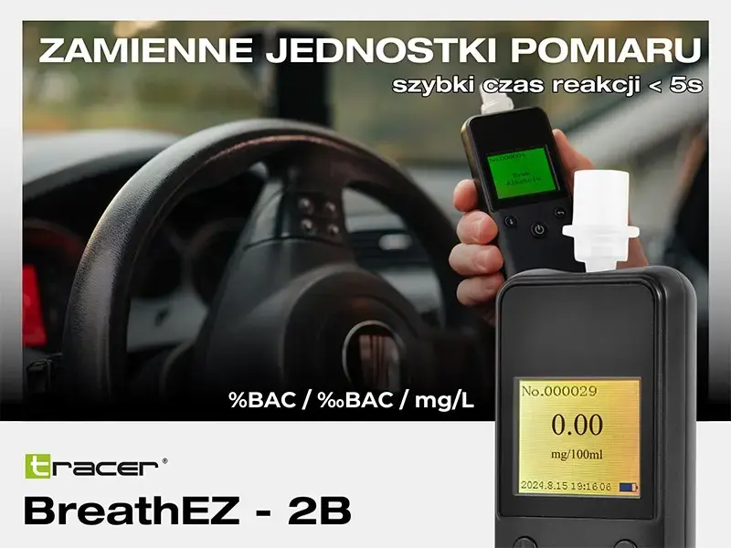 Алкотестер TRACER BreathEZ-2B TRAALC47557 Photo 7
