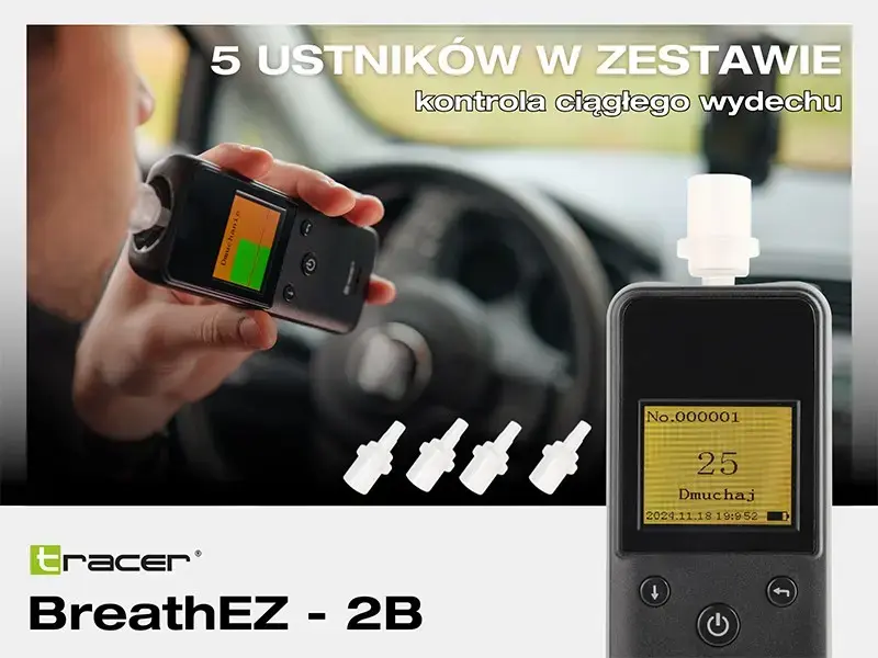Алкотестер TRACER BreathEZ-2B TRAALC47557 Photo 8