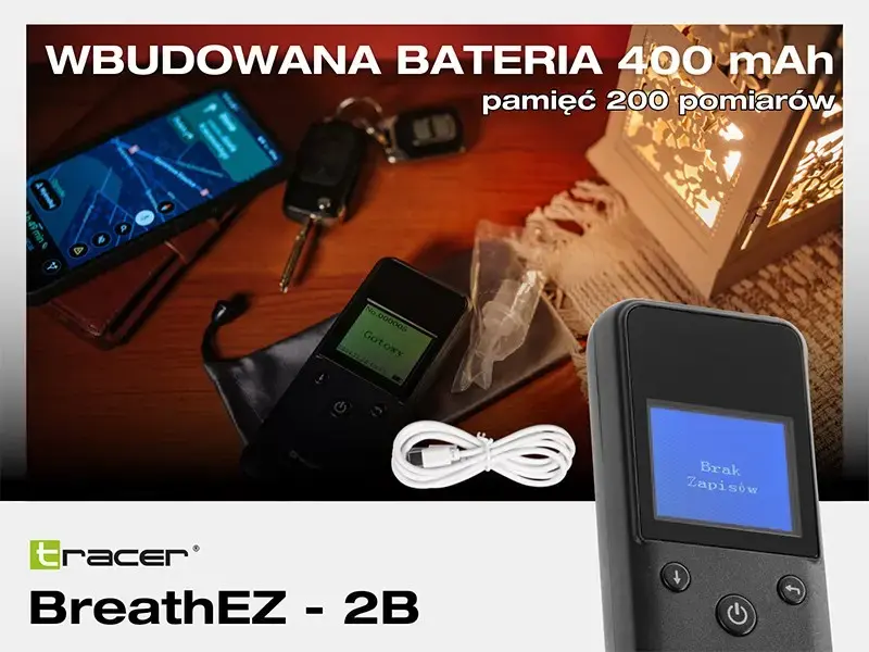 Алкотестер TRACER BreathEZ-2B TRAALC47557 Photo 13