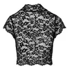 Noir Libido mežģīņu crop-top melns Photo 4