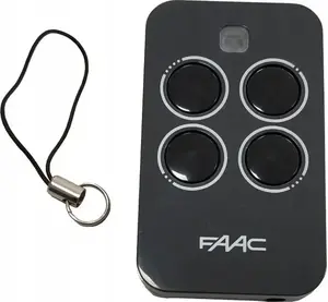 Tālvadības pults FAAC XT4 433 RC — FAAC bezvadu raidītājs 433 MHz vārtiem/garāžai