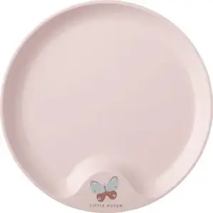 Children's plate Mepal MIO Flowers & Butterflies — compact kids' dish, durable plastic
