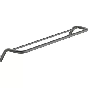 Wall-mounted double towel rack Deante ADI_D631, stainless steel, modern design