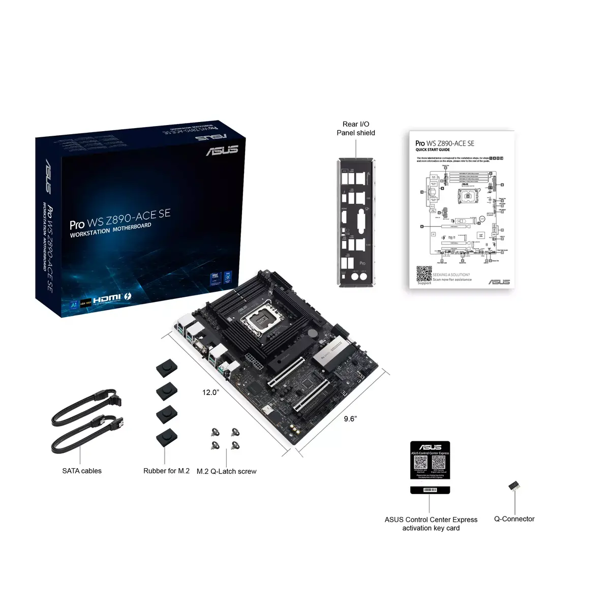 Pamatplate ASUS PRO WS Z890-ACE SE, 90MB1JC0-M0EAY0 Photo 3