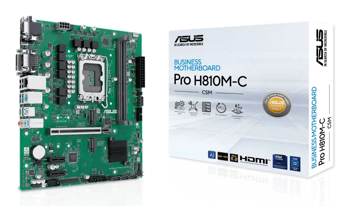 Micro ATX mātesplate ASUS PRO H810M-C-CSM