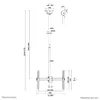 Потолочный крепеж Neomounts CL35-440BL16L Photo 18