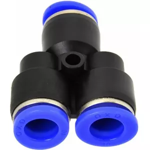 Automatic hose connector GEKO G03060 Y-type for PU/PE hose, inner diameter 4 mm