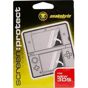 Screen protector film for Nintendo 3DS by snakebyte (model SB908750) — protective screen film