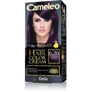 Перманентная краска для волос Delia Cameleo HCC Omega+ 6.26 Aubergine, 1 набор