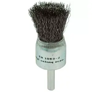 Brush bit Szczotpol 25 mm with conical shank for drill or rotary tool