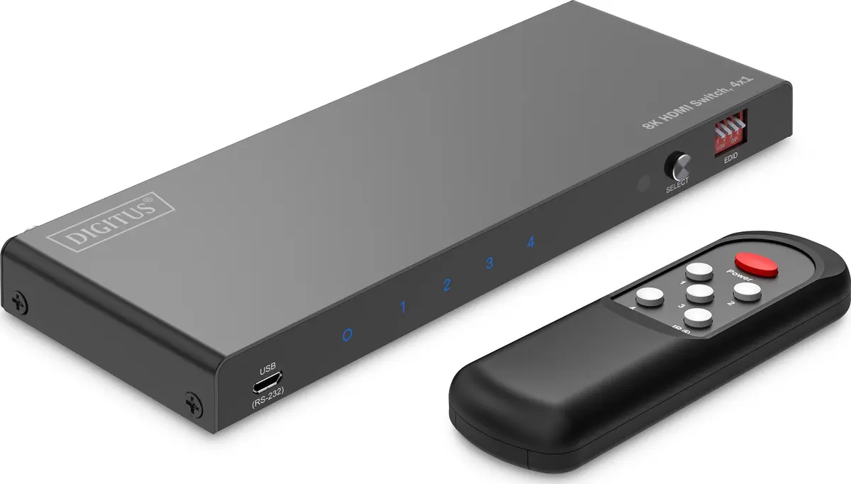Digitus DS-55335 8K HDMI-переключатель 4x1 Photo 8