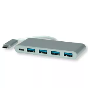 ROLINE USB Type-C хаб 14.02.5061 5000 Mbit/s Серебристый