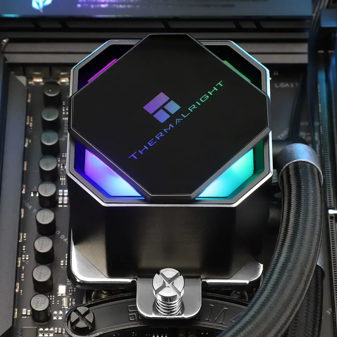 Thermalright Frozen Prism 360 BLACK šķidruma dzesētājs Photo 8