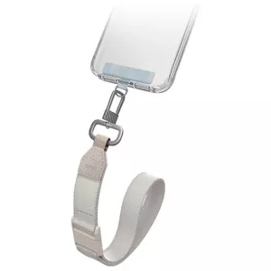 Uniq Lanyard Vista Universal phone 2in1 — sky beige, adjustable strap for phones and cases