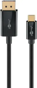 Goobay 75704 USB-C to DisplayPort Video Cable Adapter 1 m Black