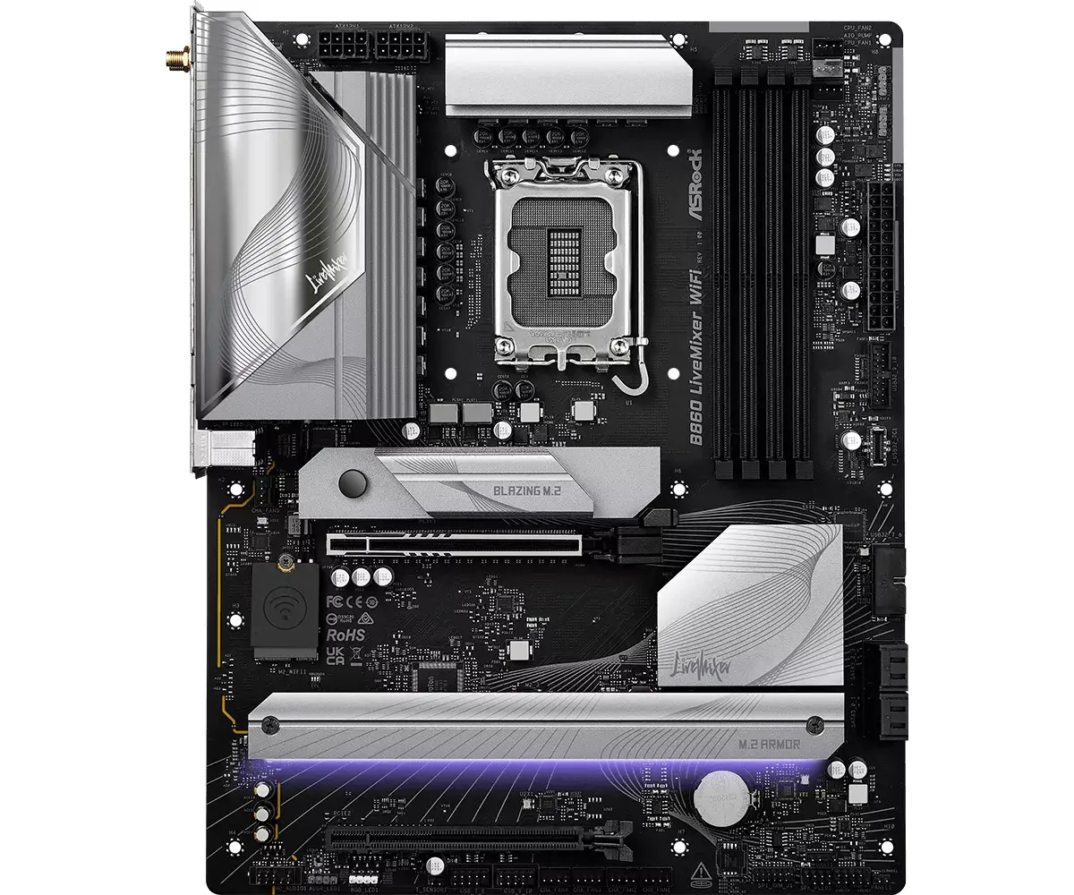 Материнская плата ASRock B860 LiveMixer WiFi Photo 2