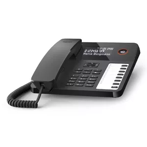 Аналоговый телефон Gigaset DESK 600 Caller ID Черный Провода
