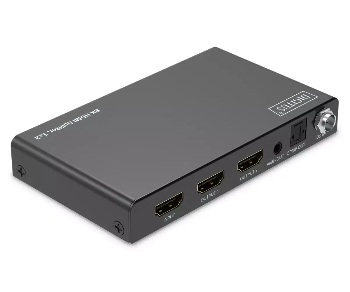 Digitus 8K HDMI Splitter 1x2 Photo 2