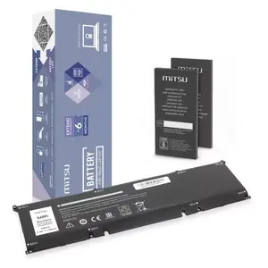 Аккумулятор для ноутбука MITSU для Dell Alienware, Precision, XPS, 7260мАч, 11.55В
