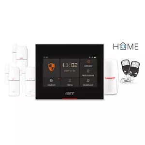 Alarm system IGET HOME X5 Advanced with Wi‑Fi, GSM, app control and IP cameras