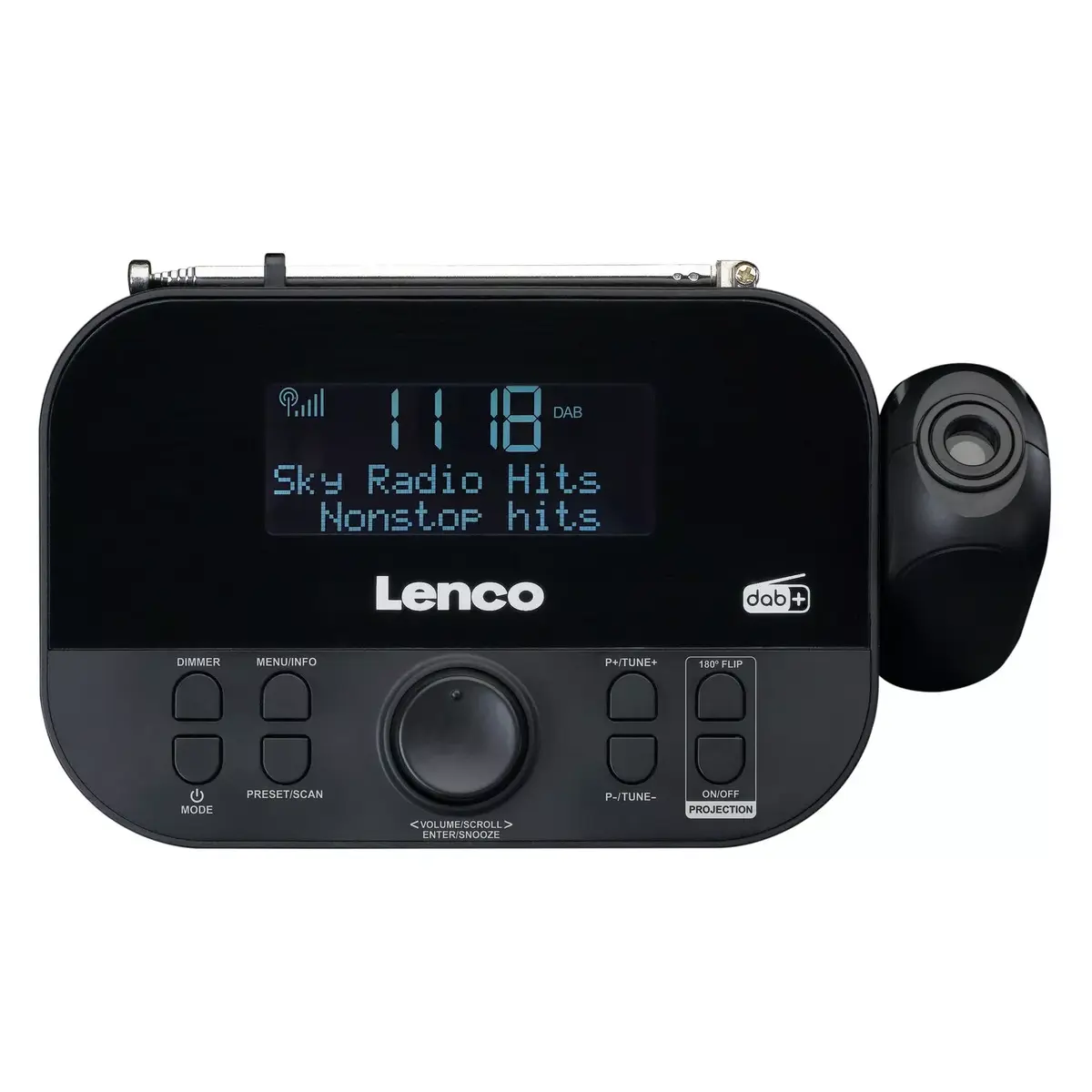 Pulksteņu Radio Lenco CR-615BK Photo 4